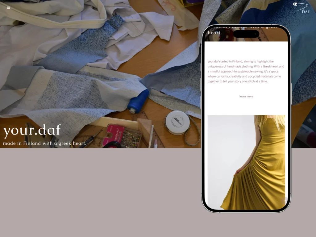 website for your.daf studio
